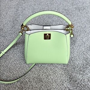 Stylish Light Green Crossbody Bag